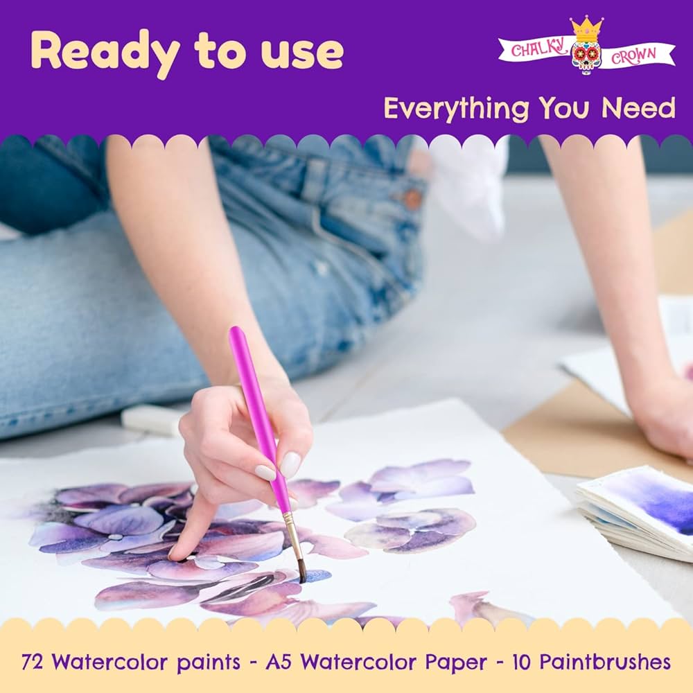 水彩画キット Amazon.co.jp: ミニ水彩パレット 水彩画キット 水彩用のスケッチ